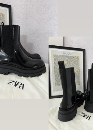 Ботинки сапоги zara