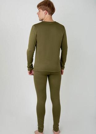 Флисовая термобелье мужское, флисовый теплый комплект джемпер и кальсоны, термобелье...