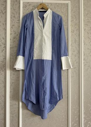 Удлиненная рубашка от zara платье рубашка 👔