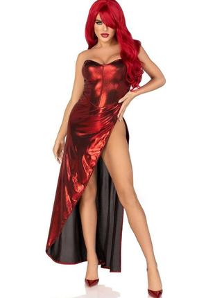 Платье leg avenue shimmer bodysuit with skirt m4 фото
