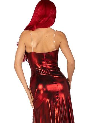 Платье leg avenue shimmer bodysuit with skirt m2 фото
