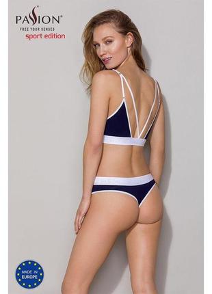 Спортивные трусики-стринги ps007 panties navy blue xl - passion
