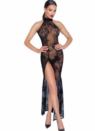 Плаття noir handmade f239 long tulle dress — l