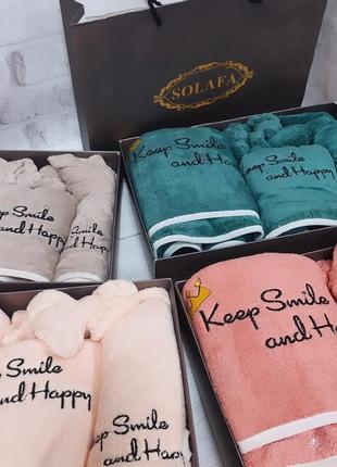 Подарункові набори рушників.