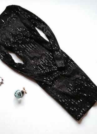 Вечернее платье в пайетки