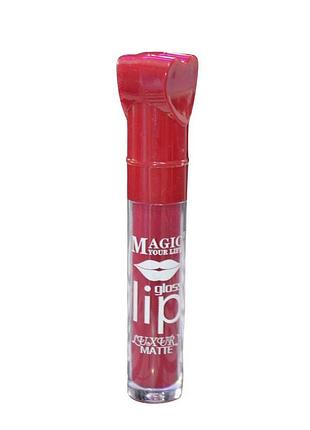Матова рідка помада magic your life ls-1207 (сердечко зверху)
