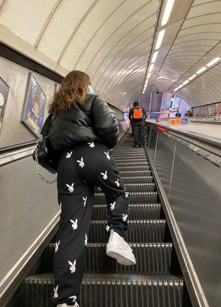 Джоггеры спортивные штаны с принтом