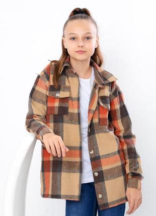 Ильная и комфортная рубашка для подростков, изготовленная из мягкой и теплой байки в клетку