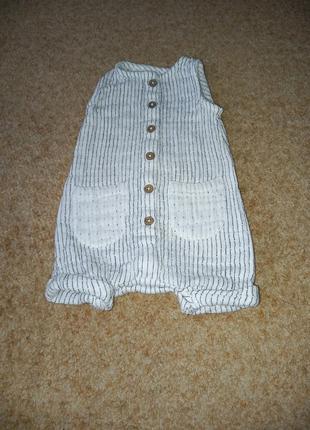 Фирменный муслиновый песочник на новорождённых