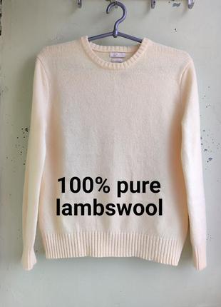 Свитер munrospun 100% pure lambswool из натуральной шерсти
