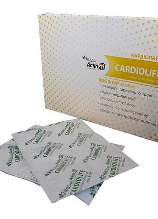 Таблетки animall fitoline кардіолайф для котів та собак 60 таблеток (4820150203825)