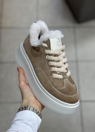 Зимові кеди з натуральним хутром