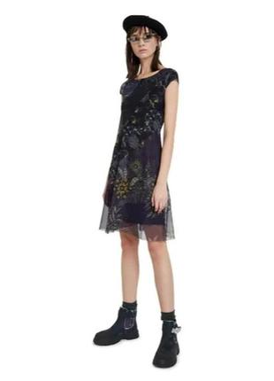 Сукня з сітки на підкладці desigual