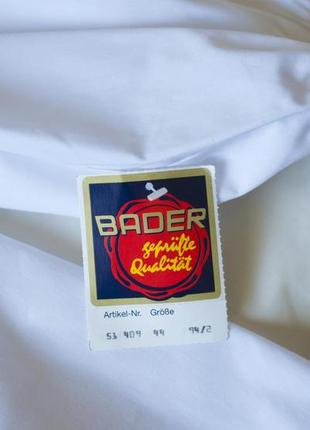 Біла австрійська блузка з вовняною жилеткою з квітами жіноча bader, розмір xl, 2xl8 фото