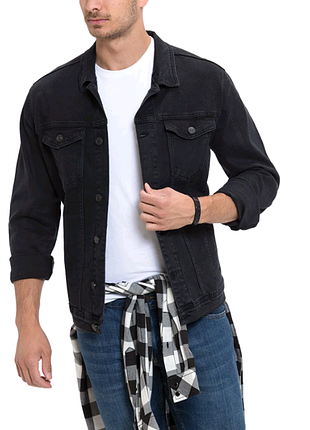 Джинсовая куртка lc waikiki 7k8307z8-326 - black rodeo р.xl