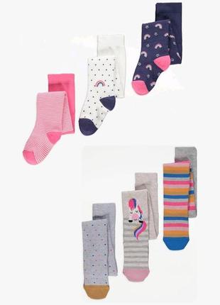 Колготы для девочки на 3-4 года, колготы george для девочки