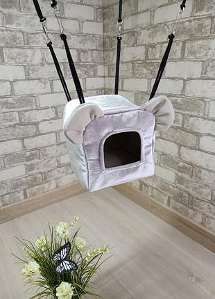 Будиночок для морських свинок, шиншил, хом'яків, пацюків, гризунів