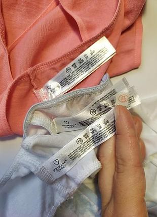 Набор 3шт новых коттоновых трусиков primark, eur 34/365 фото