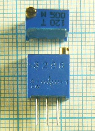 Лот: 25 × 5.25 ₴ = 131 ₴ 50е 3296w 1вт регулювання зверху 3296w-1-500 3296 50r 50ом 50 е r ом
