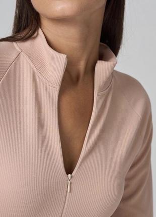 Боди женское в рубчик