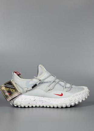 Кроссовки nike acg mountain fly low gore tex light grey 7