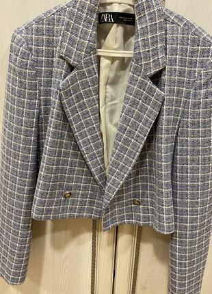 Вкорочений піджак zara