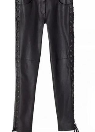 Шкиряные брюки isabel marant & hm