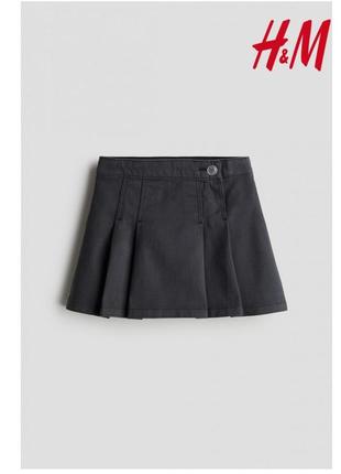Джинсовая юбка графитовых цвета h&m