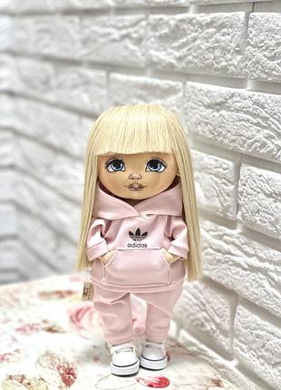 Текстильна дівчинка ручної роботи