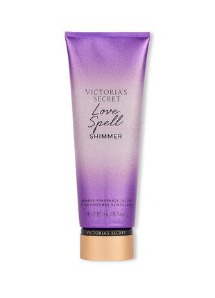 Шиммерний лосьйон для тіла victoria's secret love spell