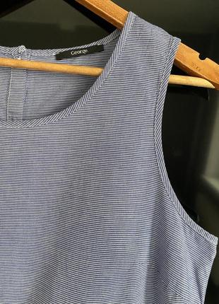 Бавовняна блуза без рукавів з вишивкою рішельє3 фото