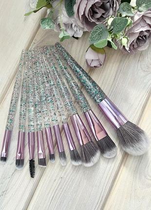 Хит! 10 шт таклон кисти для макияжа набор shimmer/brush probeauty