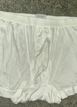 Білосніжні бавовняні чоловічі труси-боксери, zimmerli, швейцарія, р.xl