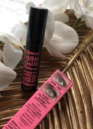 Тушь для объема ресниц benefit cosmetics mini fan fest fanning &amp; volumizing mascara