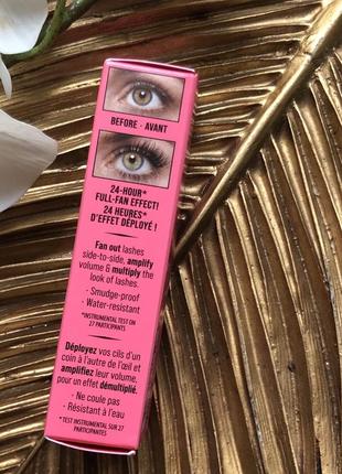 Тушь для объема ресниц benefit cosmetics mini fan fest fanning &amp; volumizing mascara