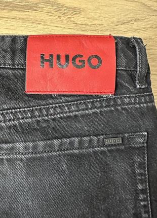 Черные слим джинсы hugo boss 634 slim jeans