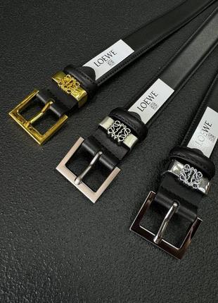 Шкіряний жіночий ремінь 3см lo