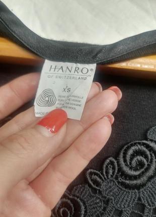 Топ майка 100% шерсть hanro