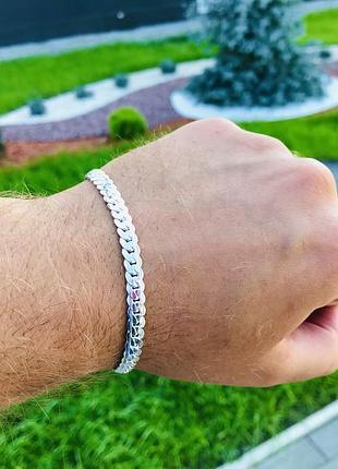 Серебряный комплект цепочка + браслет/925 проба/скидка 70% !!!