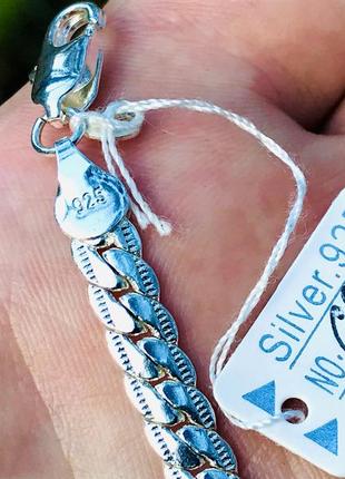 Серебряный комплект цепочка + браслет/925 проба/скидка 70% !!!