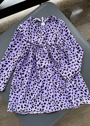 Сукня софт принт лаванда