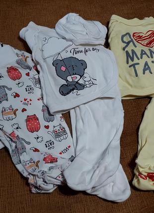 Одежда для новорожденного комплекта для младенца carter's человечек4 фото