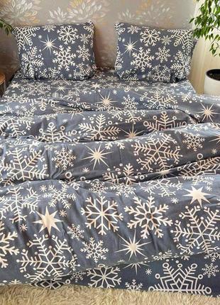 Байковий комплект постільної білизни