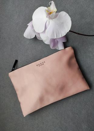 Косметичка gucci beauty pink satin,оригинал