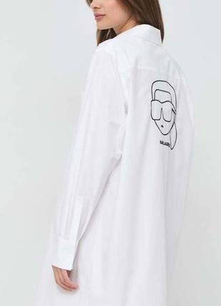 Рубашка длинная женская karl lagerfeld p.m