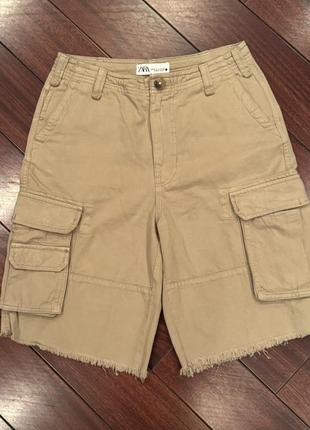 Шорты удлиненные zara