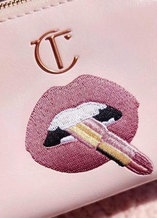 Лімітована косметичка charlotte tilbury - pillow talk makeup bag оригінал2 фото