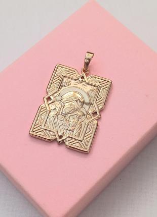 Массивная ладанка медицинское золото