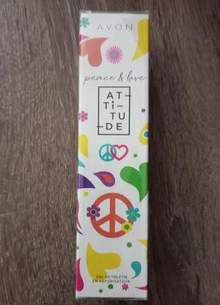 Туалетна вода attitude peace & love