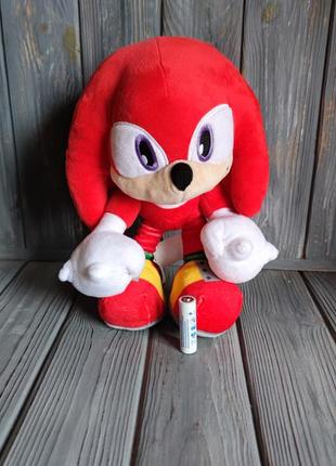 Мягкая игрушка емкая наквоз 30 см sonic красный соник